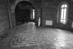 Укладка теплого пола