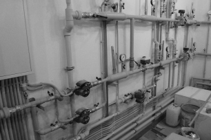 Тепловой пункт. разводка трубопроводов