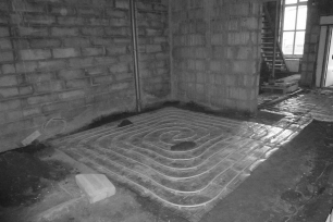 Укладка теплого пола